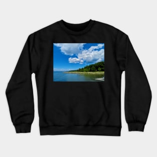 Blue Sky Over The River Crewneck Sweatshirt